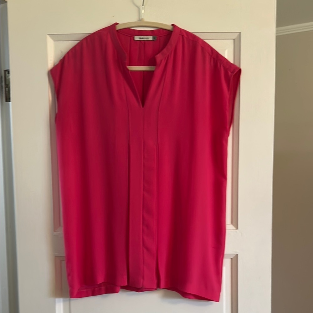 Elegant Pink Blouse with Chic Design